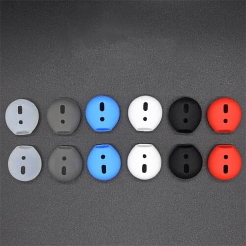 2 Pairs Silicone Ear Tips Covers Replacement for AirPods Anti Slip Soft Ear Buds for AirPods 1 2 or EarPods Headphones Earbuds