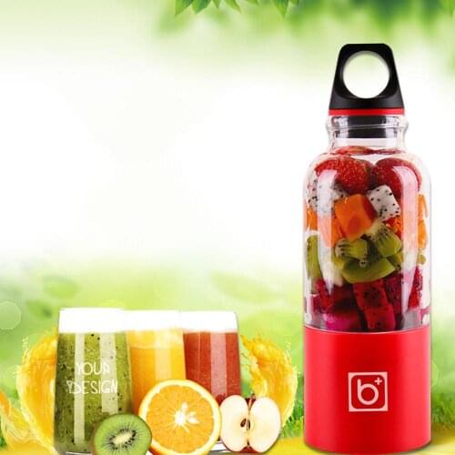 500ml Portable Juicer Cup USB Rechargeable Electric Automatic Bingo Vegetables Fruit Juice Tools Maker Cup Blender Mixer