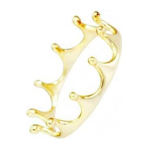 DARK DIAMOND-ring crown in 925 rhodium plated sterling silver. Jewel rust