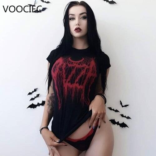 Женские футболки с принтом VOOCIEC China At AliExpress