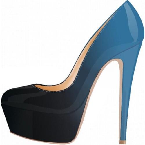 Platform High Heels 14cm Woman Pumps Black Women Dress Heels Party Shoes Female Wedding Shoes Slip On Pumps Sapato feminino