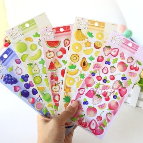 1pcs/1lot Kawaii Stationery Stickers Cute Friut Diary Planner Decorative Mobile Stickers Scrapbooking DIY Craft Stickers