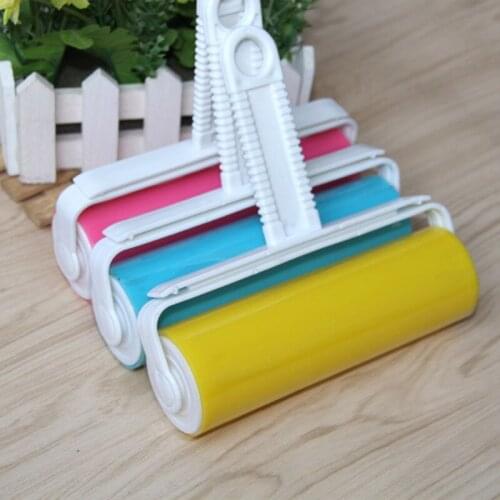 1pcs Cleaner Remover Pet Rubber Brush Home Accessory Sticking Brush Hair Picker Cleaning Reusable Roller Catcher Clothes Lint