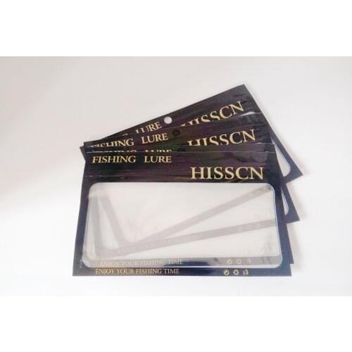 100pcs Fishing Lures Bag Ziplock 18*12cm Self Seal Zipper Plastic Retail Packing Poly Bag, Ziplock Zip Lock Bag Fishing Package