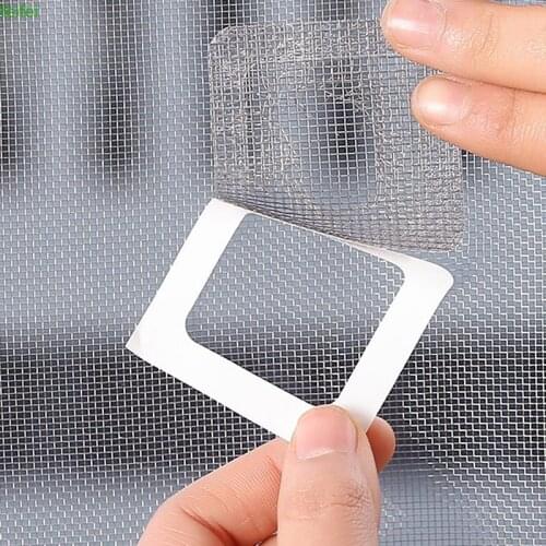 9Pcs/15pcs Adhesive Fix Net Window Home Anti Mosquito Fly Bug Insect Repair Screen Wall Patch Stickers Mesh Window Screen