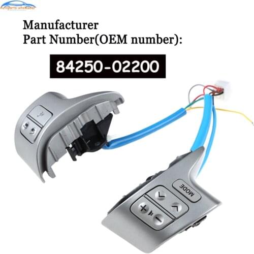 For Toyota Corolla ZRE15 2007-2010 High Quality Car Bluetooth Steering Wheel Audio Control Switch 84250-02200 8425002200