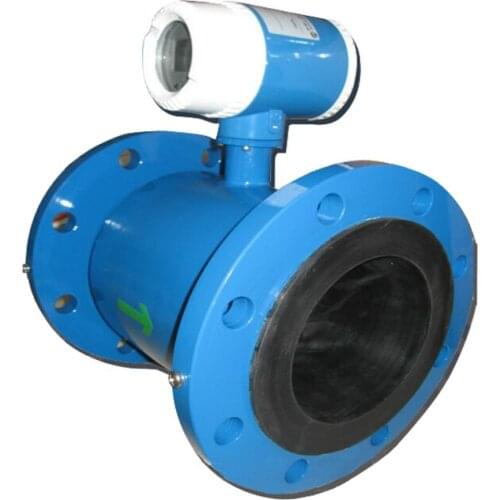 DN80 carbon steel pulse and 4-20mA output and rubber lining Digital flow mete water