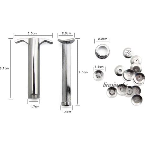 Mud extruder, alloy squeezing gun, soft clay clay mould tool 19 patterns