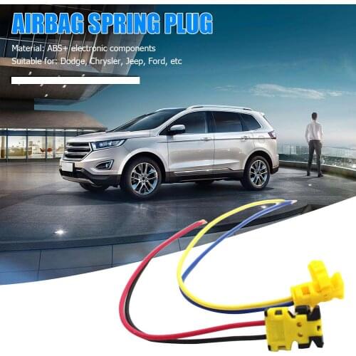 Small Airbag Clockspring Plug Steering Wheel Connector Clock Spring Wire Elements Personal Car Part Ornaments for Ford
