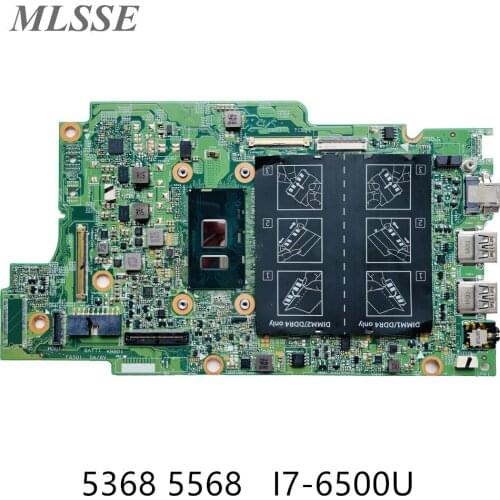 For DELL INSPIRON 5368 5568 Laptop Motherboard With I7-6500U CPU DDR4 MB CN-0PJDNR 0PJDNR PJDNR 100% Tested Fast Ship