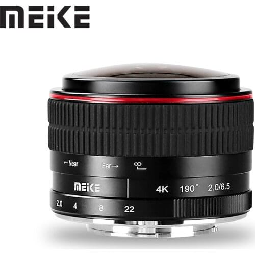 Meike 6.5mm f2.0 Manual fisheye lens for Canon EF-M Mount /for Sony E Mount /for M4/3 Mount /Fuji X Mount mirrorless camera