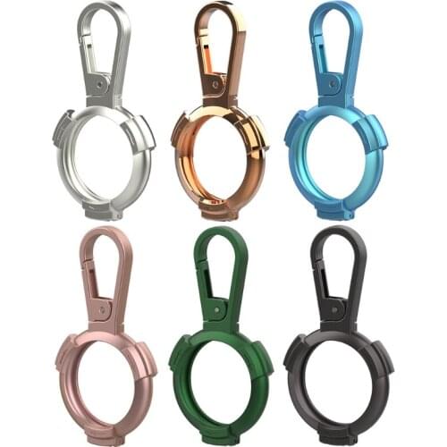 Metal Protector Case With Keychain For App-le Airtags