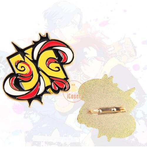 Anime SK8 The Infinity Metal Badge Reki Kyan Langa Miya Cherry Adam Enamel Pin Cosplay Props Brooch Backpack Itabag Cute Pendant