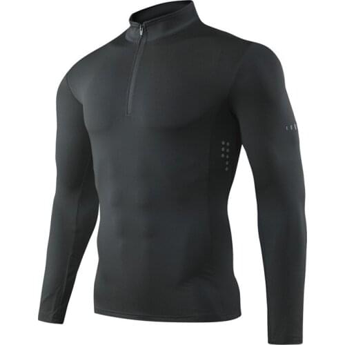 2020 Running Ment-shirt Mens Long Sleeve Gym Shirts Top Quick Drying Compression Tee Man Sports Jogging Shirts Bodybuilding