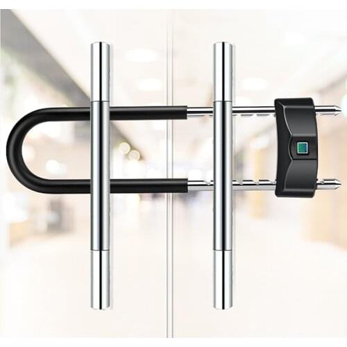 Tuya Fingerprint glass door lock Bicycle Lock Anti Theft Smart Lock USB Waterproof MTB Door Bike Accessories