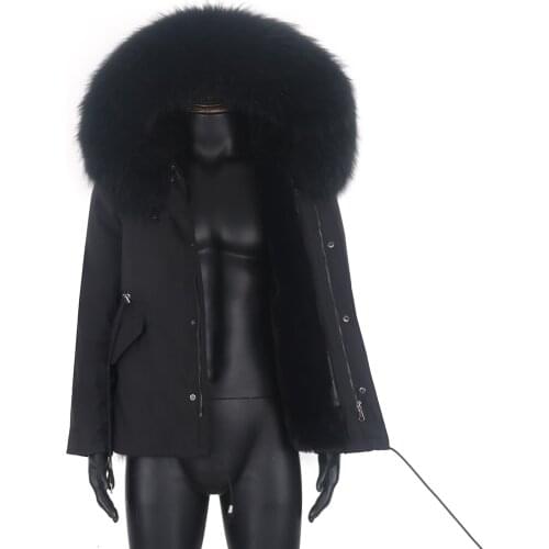 Waterproof Parka for Men Winter Jacket Coat Faux Rabbit Fur Liner Black Green Camouflage Parkas Oversized Men Clothes