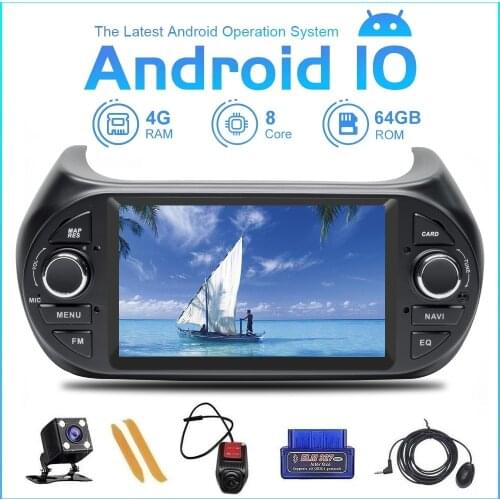 Zltoopai Android 10.0 For Fiat Fiorino Qubo Citroen Nemo Peugeot Bipper Car Multimedia Player GPS Navigation Head Unit Stereo