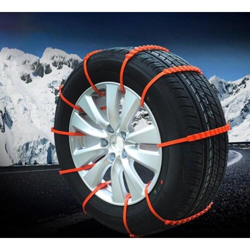 10Pcs Car Winter Tire Wheels Snow Chains Snow Tire Anti-skid Chains Wheel Tyre Cable Belt Winter Outdoor Emergency Chain