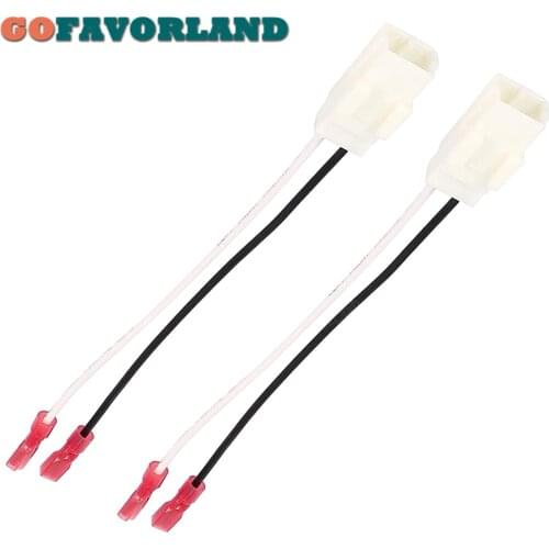 2Pcs Car audio line Connector Wiring Harness Speaker Harness Wire Adapter 72-6514 For Chrysler 300 For Dodge Ram 3500 For Ford