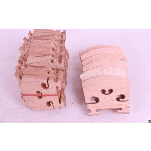 5pcs 4/4 Violin Bridge Maple wood Laser cut Full Size violin Parts