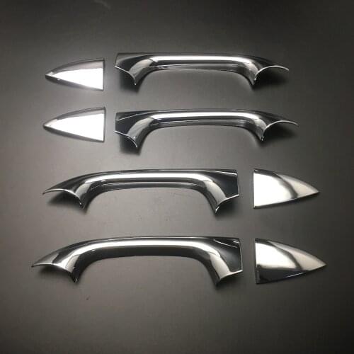 8pcs ABS Door Exterior Handle Cover For Mercedes Benz C E R ML Class W251 07-16 W203 00-07 W164 ML350 ML450 ML500 06-11 W211