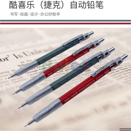 Pentel GraphGear 500 Automatic Drafting Pencil Red and Brown (PG523E), Charcoal Pencil , CS(Origin) , Pencils