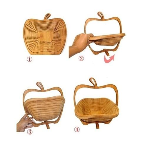 Practical Things Bamboo Fruit Basket and Cutting Board