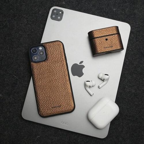 Horologii Custom Name Bumper Case for Cover Iphone 11 Italian Cow Leather Premium Accessories Dropship