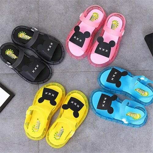 2021 New Cute Summer Fashion Children LED Light Sandals Boys And Girls Shoes Beach Shoes Slippers SO065