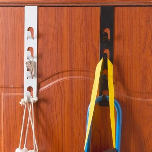 Door Hook Multi-functional Punch-free Wrought Iron Creative Clothes Hook for Home