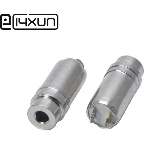EClyxun 2pcs Headphone Jack PJ-216B 3 Pole 2.5mm Stereo Audio Female Jack Socket Connector Solder
