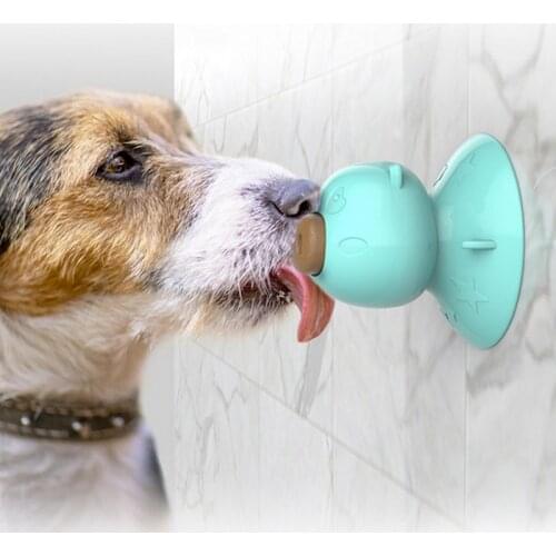 Healthy Dog Sucker Toy Licking Device Plate Molar Cake Puzzle Bite Resistant Rubber Energy Ball Toy