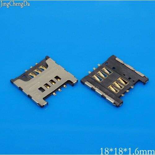 JCD 1pcs For Samsung Note N7000 i9000 I9003 i699 3520 S6358 S5360 i8700 I5500 s6102 Sim Card Reader Tray Socket