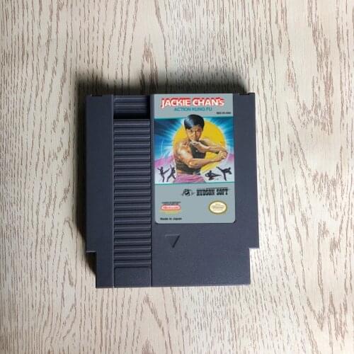 Jackie Chans action Kung Fu - 72 pins 8bit game cartridge