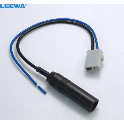 LEEWA 10pcs Car Radio Male Antenna Adapter for Honda 2005-UP Mazda Wire Cable Harness #CA4793