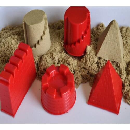 Hot Castle Model Play Sand Outdoor Toys for ChildrenSummer Seaside Beach toys Baby Soft Rubber Dune Sand Mold Tools Sets