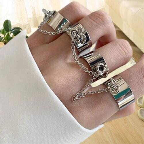 New Ring Alloy Spray Paint Plating Couple Ring Butterfly Ring 2 Piece Set Fashion Fashion Jewelry