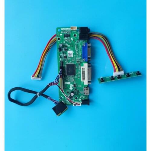 For LTN156AT17-D01/W01/D02/101/102/103/W02 LCD LED Driver board Controller kit Panel 15.6" DVI LVDS VGA 1366X768 monitor Card