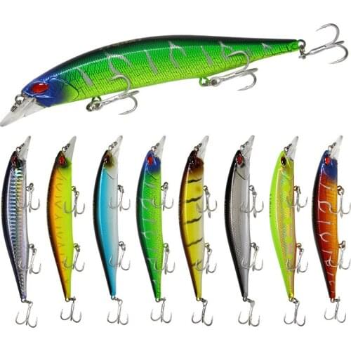 19.2g/13.5cm Floating Water Bionic Bait Jointed minnow Wobblers SwimBaits soft lure for pike and bass