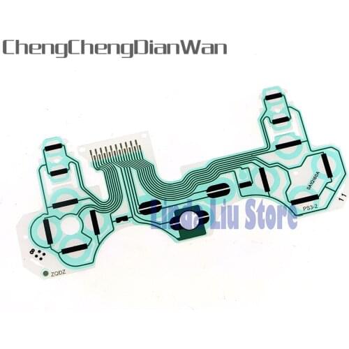 ChengChengDianWan Conductive Film Keypad flex Cable Repair Circuit Board Part For PS3 Controller SA1Q160A 10pcs/lot