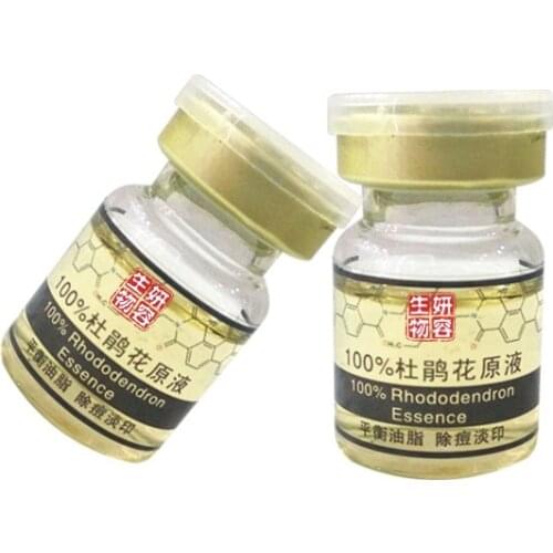 Rhododendron essence 5ml 5 bottles oil control acne removing repairing Anti bacterial anti-inflammatory cutin softening
