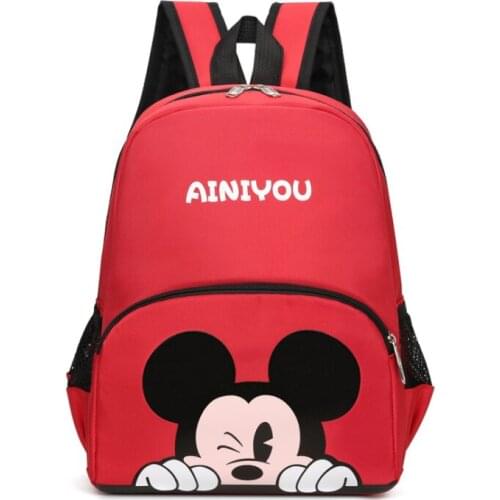 Disney Mickey School Bag Minnie for Boys Girls baby Bag Children Backpack Kindergarten Backpack kid School Bags Satchel