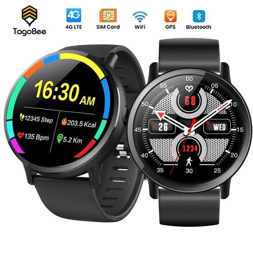 TagoBee DM19 Smart watch 4g GPS WIFI Sim Card Watch Men Bracelet Android 7.1 8MP Camera Heart Rate Monitor Phone Bluetooth Call