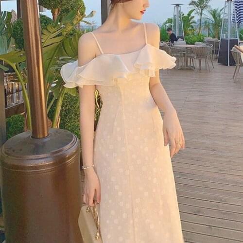 Ssimlar Off-the-shoulder Summer Dresses