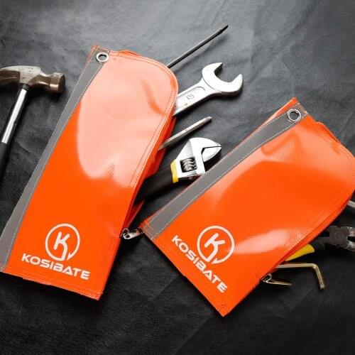 Kosibate Tool Bag Zipper Pouch Multi-purpose Organizer Heavy Duty Storage Bags Small Part multitool Toolkit camping equipment