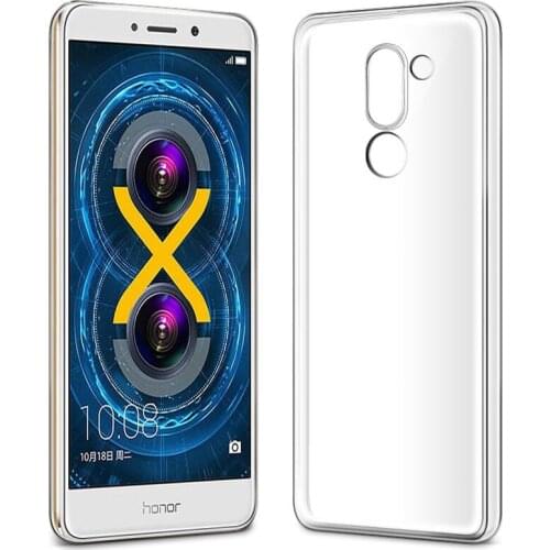 For Huawei Honor 6X 0.6mm Ultra-thin Clear TPU Case For Huawei Honor6X soft Crystal Back Cover Protect Skin Silicon case