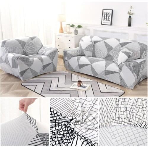 Geometry Elastic Elasticity Sofa Slipcovers Universal Sofa Cover for Living Room Furniture Protective Armchair Sofa Cover