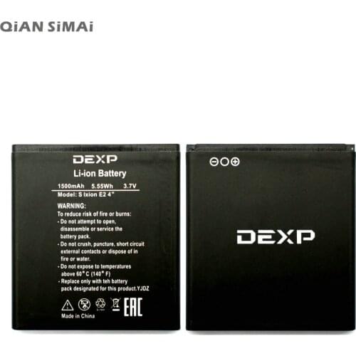 QiAN SiMAi High Quality 1500mAh Battery For DEXP S Ixion E2 4" Phone+ Tracking Code