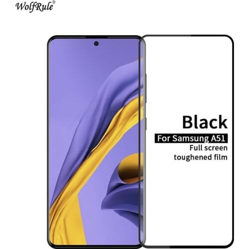 Tempered Glass For Samsung Galaxy A51 Glass 9H Hard Full Glue Glass for Samsung A51 Screen Protector For Samsung A51 Glass 6.5