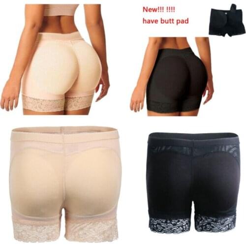 Women Seamless Padded Bum Pants Enhancer Shaper Fake Ass Padded Butt Lifter Casual Sexy Slim Shaper Underwear Safety Short Pants